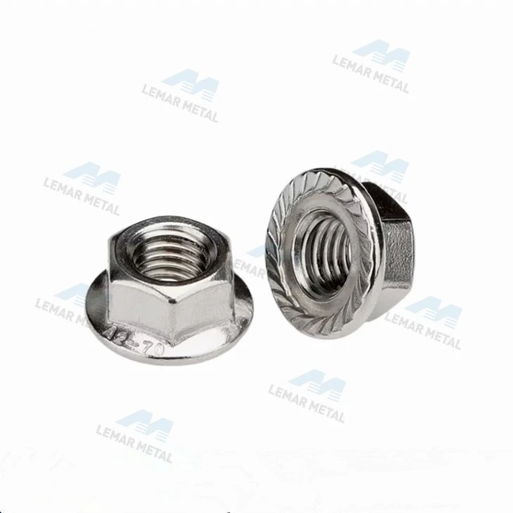 Steel Serrated Hex Flange Nut